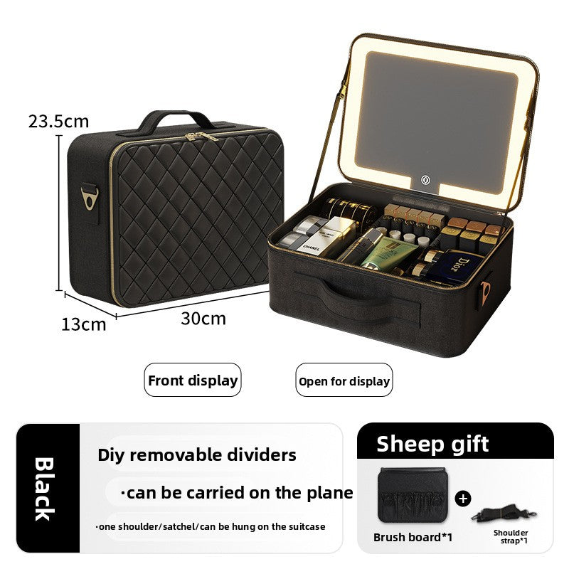 Portable makeup bag